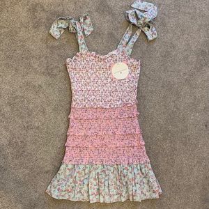 NWT LoveShackFancy x Target Pink Floral Dress